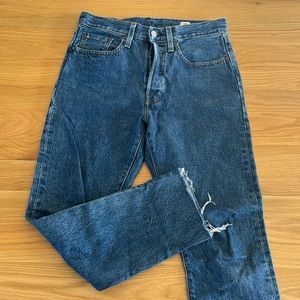 Women’s Levi’s 501 Skinny Jeans High-Rise Button-Fly Size 27